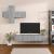 Set comode TV, 7 piese, gri sonoma, lemn compozit GartenMobel Dekor