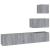 Set dulapuri TV, 4 piese, gri sonoma, lemn prelucrat GartenMobel Dekor