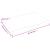 Blat de baie, 60x40x(2-4) cm, lemn masiv netratat GartenMobel Dekor