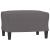 Set de canapele cu perne, 3 piese, gri, piele ecologică GartenMobel Dekor