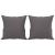 Set de canapele cu perne, 3 piese, gri, piele ecologică GartenMobel Dekor