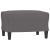 Set de canapele cu perne, 3 piese, gri, piele ecologică GartenMobel Dekor