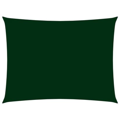 Parasolar verde închis 2,5x4,5 m țesătură oxford dreptunghiular GartenMobel Dekor