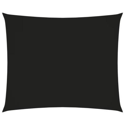 Pânză parasolar, negru, 3x4 m, țesătură oxford, dreptunghiular GartenMobel Dekor
