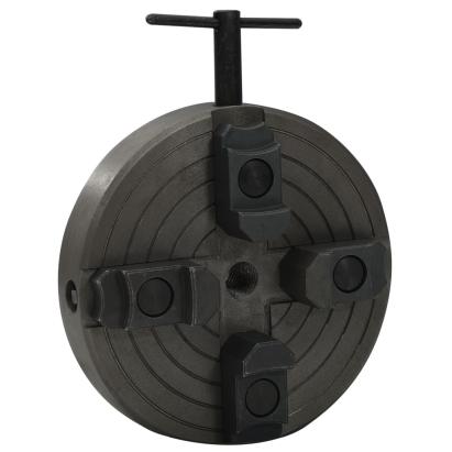 Mandrină pentru lemn 4 fălci conexiune M18 negru 150x63 mm oțel GartenMobel Dekor