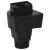 Cotieră auto, negru, 15,5x32x(41-54) cm ABS GartenMobel Dekor