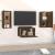 Set dulap TV, 3 piese, stejar maro, lemn prelucrat GartenMobel Dekor