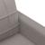 Set de canapea cu perne, 3 piese, gri taupe, material textil GartenMobel Dekor