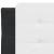 Cadru de pat cu lumini LED negru/alb 80x200 cm piele ecologică GartenMobel Dekor