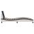 Cadru de pat cu lumini LED alb/negru 90x190 cm piele ecologică GartenMobel Dekor