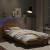 Cadru de pat cu lumini LED cappuccino 90x200 cm piele ecologică GartenMobel Dekor