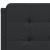 Cadru de pat cu lumini LED, negru, 140x200 cm, piele ecologică GartenMobel Dekor