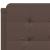 Cadru de pat cu lumini LED, maro, 140x200 cm, piele ecologică GartenMobel Dekor