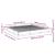 Cadru de pat alb 180x200 cm din lemn prelucrat GartenMobel Dekor