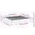 Cadru de pat, gri beton, 180x200 cm, lemn prelucrat GartenMobel Dekor