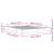 Cadru de pat, alb, 140x200 cm, lemn prelucrat GartenMobel Dekor