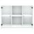Dulap, alb, 101,5x37x75,5 cm, lemn prelucrat GartenMobel Dekor