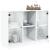 Dulap, alb, 101,5x37x75,5 cm, lemn prelucrat GartenMobel Dekor