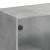 Dulap, gri beton, 102x37x75,5 cm, lemn prelucrat GartenMobel Dekor