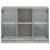 Dulap, gri beton, 102x37x75,5 cm, lemn prelucrat GartenMobel Dekor
