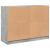 Dulap, gri beton, 102x37x75,5 cm, lemn prelucrat GartenMobel Dekor
