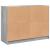 Servantă, gri sonoma, 102x37x75,5 cm, lemn prelucrat GartenMobel Dekor