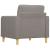 Fotoliu canapea, gri taupe, 60 cm, material textil GartenMobel Dekor