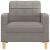 Fotoliu canapea, gri taupe, 60 cm, material textil GartenMobel Dekor