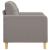 Fotoliu canapea, gri taupe, 60 cm, material textil GartenMobel Dekor