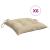 Perne de scaun, 6 buc., bej, 40x40x7 cm, textil oxford GartenMobel Dekor