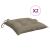 Perne de scaun, 2 buc., gri taupe, 40x40x7 cm, textil oxford GartenMobel Dekor