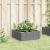 Jardinieră grădină cu țăruși, gri deschis, 42,5x42,5x28,5 cm PP GartenMobel Dekor