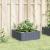 Jardinieră de grădină cu țăruși, gri, 42,5x42,5x28,5 cm, PP GartenMobel Dekor