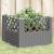Jardinieră grădină cu țăruși gri deschis, 43,5x43,5x43,5 cm, PP GartenMobel Dekor