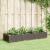 Jardinieră de grădină cu țăruși, maro, 125x40x28,5 cm, PP GartenMobel Dekor
