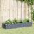 Jardinieră de grădină cu țăruși, gri, 125x40x28,5 cm, PP GartenMobel Dekor