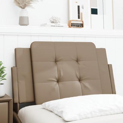 Pernă pentru tăblie pat, cappuccino, 90 cm, piele artificială GartenMobel Dekor
