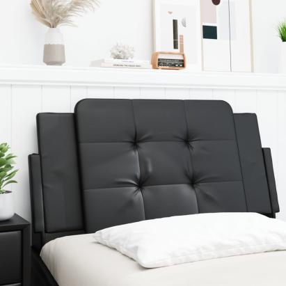 Pernă pentru tăblie pat, negru, 100 cm, piele artificială GartenMobel Dekor