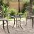 Masă de grădină, bronz, 53x53x53 cm, aluminiu turnat GartenMobel Dekor