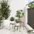 Suporturi pentru plante, 3 buc., cărămiziu și alb, ceramică GartenMobel Dekor