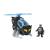 FISHER PRICE IMAGINEXT DC SUPER FRIENDS VEHICUL ELICOPTER CU FIGURINA BATMAN CU COSTUM NEGRU SuperHeroes ToysZone