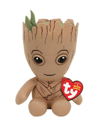 PLUS TY 15CM BEANIE BABIES MARVEL GROOT SuperHeroes ToysZone