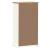 Bibliotecă VIGO, alb, 60x35x114,5 cm, lemn masiv de pin GartenMobel Dekor