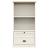 Bibliotecă VIGO, alb, 60x35x114,5 cm, lemn masiv de pin GartenMobel Dekor