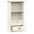 Bibliotecă VIGO, alb, 60x35x114,5 cm, lemn masiv de pin GartenMobel Dekor