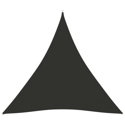 Parasolar, antracit, 3x3x3 m, țesătură oxford, triunghiular GartenMobel Dekor