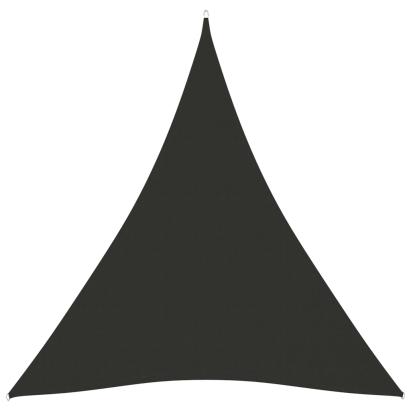 Parasolar, antracit, 4x5x5 m, țesătură oxford, triunghiular GartenMobel Dekor