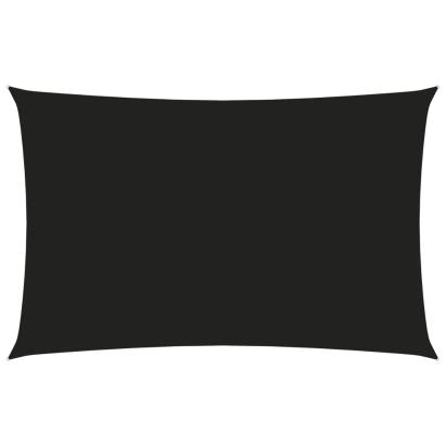 Parasolar, negru, 4x7 m, țesătură oxford, dreptunghiular GartenMobel Dekor
