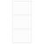 Ușă glisantă, alb, 90x205 cm, sticlă securizată/aluminiu GartenMobel Dekor