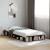 Cadru de pat, negru, 90x200 cm, lemn prelucrat GartenMobel Dekor